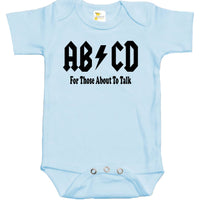 Baby Bodysuit - AB/CD - For Those About to Talk
