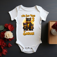 Custom Baby Bodysuit - And Baby Makes 3
