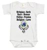 Baby Bodysuit - Earth Human Freedom Love