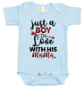 Baby Bodysuit - Just a Boy in Love with His Mama