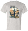 T-Shirt - A Cowboy's Guitar Was His Solace In The Lonely Prairie Nights
