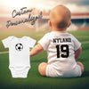 Baby Bodysuit - Custom Personalized Soccer Jersey