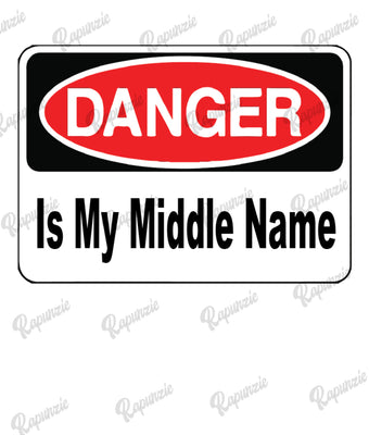 Baby Bodysuit - Danger Is My Middle Name