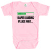 Baby Bodysuit - Diaper Loading, Please Wait