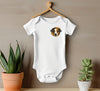 Baby Bodysuit - Dog's Head Peeking Through