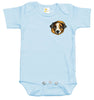Baby Bodysuit - Dog's Head Peeking Through