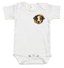 Baby Bodysuit - Dog's Head Peeking Through