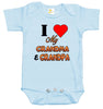 Baby Bodysuit - I Love My Grandma and Grandpa