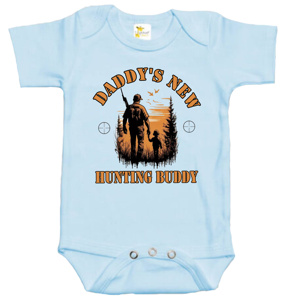 Swaddle Blankets Toddler T-shirt Daddy's Hunting Buddy Hunter Deer