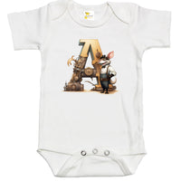 Baby Bodysuit - The Letter A