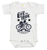Baby Bodysuit - Ride to Live, Live to Ride