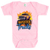 Baby Bodysuit - Monster Trucks