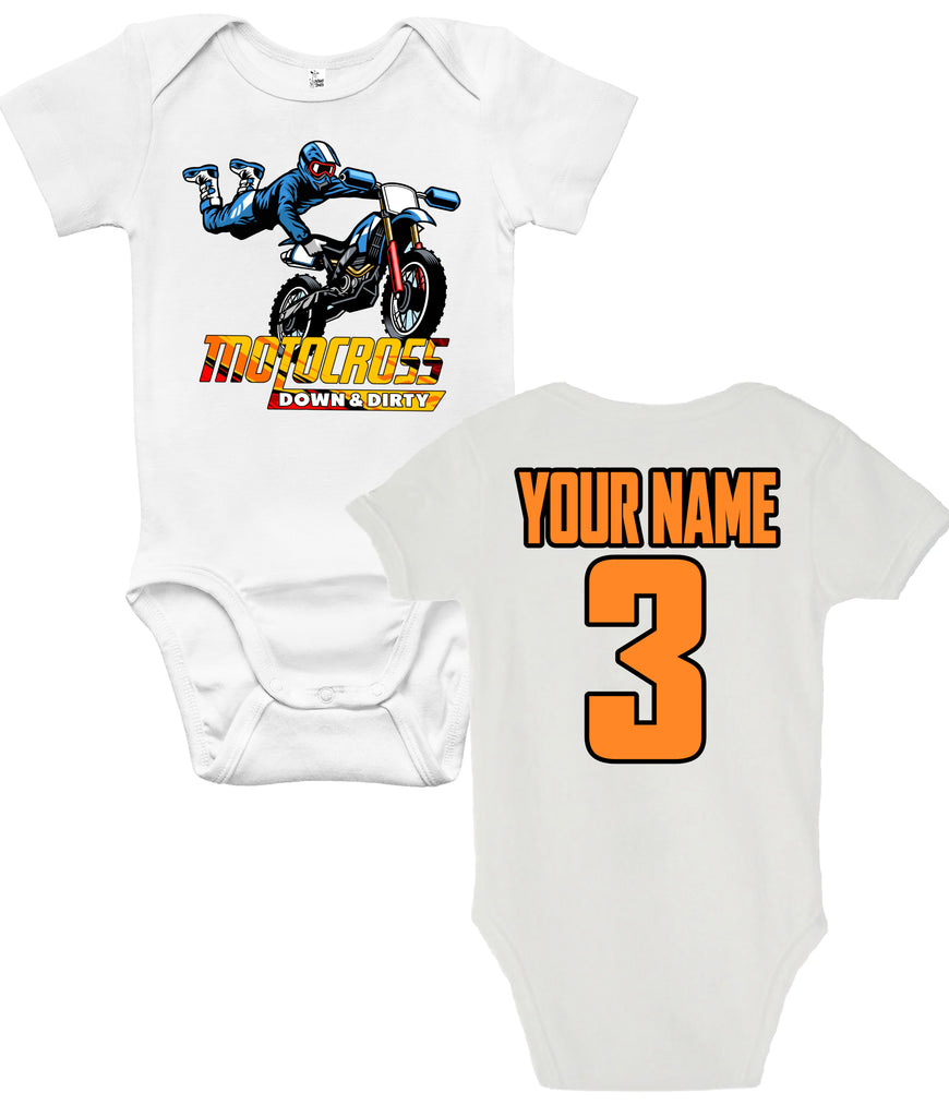 Motocross Baby Boy Take Home Outfit, New to the Crew 