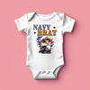 Baby Bodysuit - Navy Brat