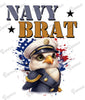 Baby Bodysuit - Navy Brat