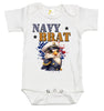 Baby Bodysuit - Navy Brat