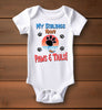 Baby Bodysuit - My Siblings Have Paws and Tails