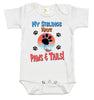 Baby Bodysuit - My Siblings Have Paws and Tails