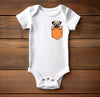 Baby Bodysuit - Pug Dog in the Pocket
