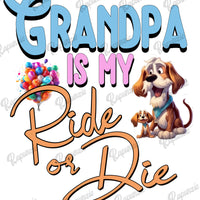 Baby Bodysuit - Grandpa Is My Ride or Die