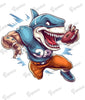 Toddler Tee - Shark Football