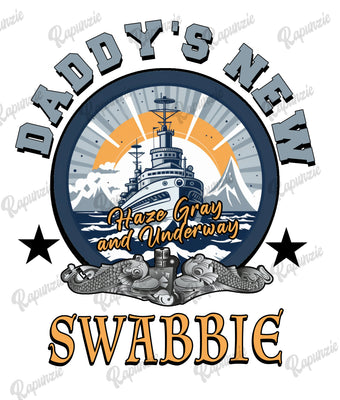 Baby Bodysuit - Daddy's New Swabbie