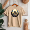 T-Shirt - Wolves Against the Full Moonlight