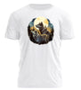 T-Shirt - Wolves Against the Full Moonlight
