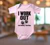 Baby Bodysuit - I Work Out, Just Kidding I Take Naps