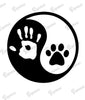 Baby Bodysuit - Yin Yang of Humans and Pets