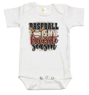 Baby Bodysuit - Baseball is My Favorite Season
