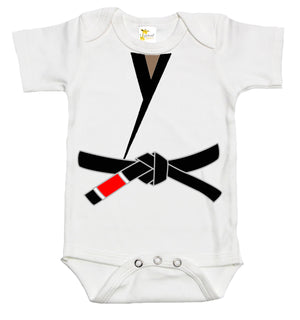 Baby Bodysuit - Black Belt Martial Arts Karate Gi