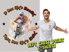 T-Shirt - Downhill Biker - If You Ain't Bleedin, Then You Ain't Ridin'