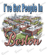 Baby Bodysuit - I've Got People in Boston