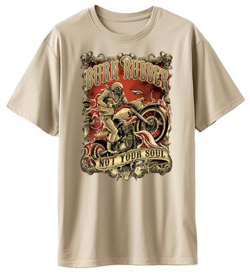T-Shirt - Burn Rubber, Not Your Soul