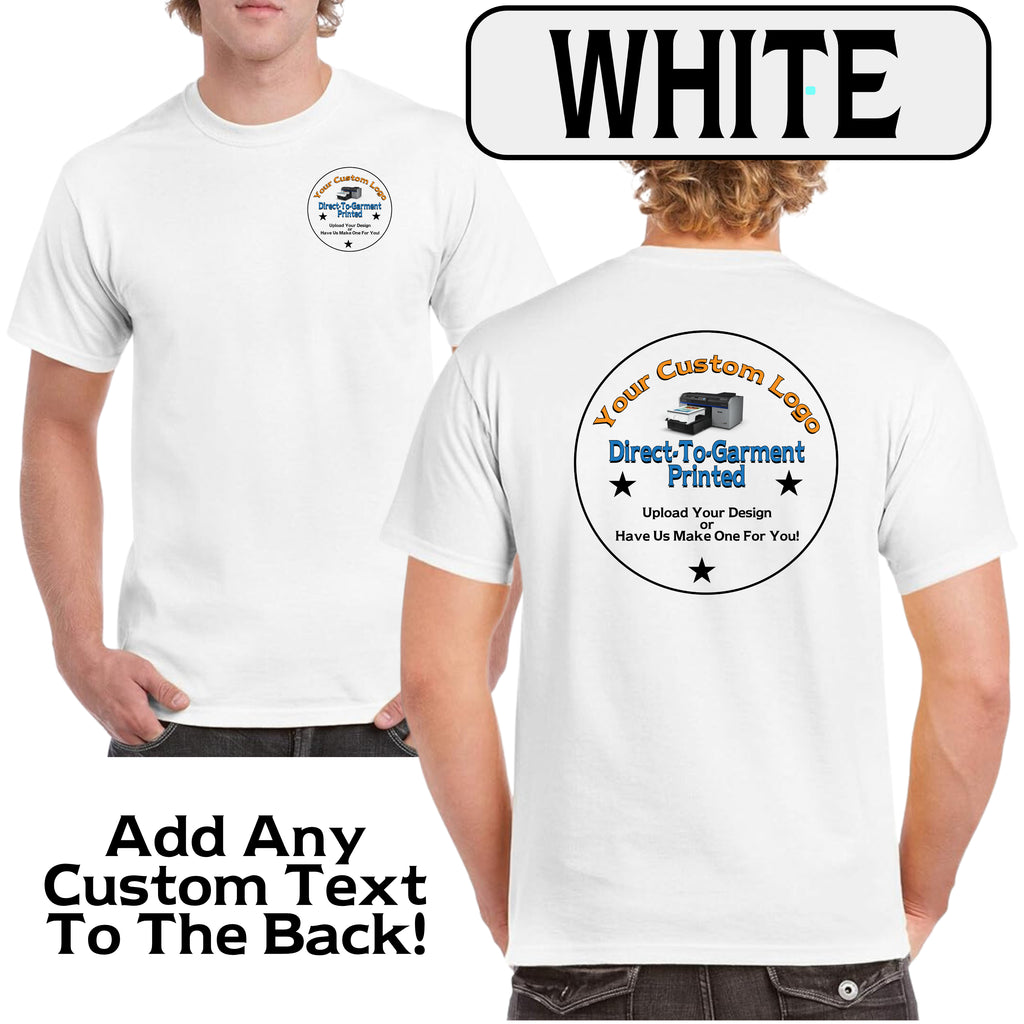 Custom White T-shirt Printing