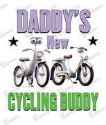 Baby Bodysuit - Daddy's New Cycling Buddy