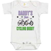 Baby Bodysuit - Daddy's New Cycling Buddy