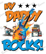 Baby Bodysuit - My Daddy Rocks
