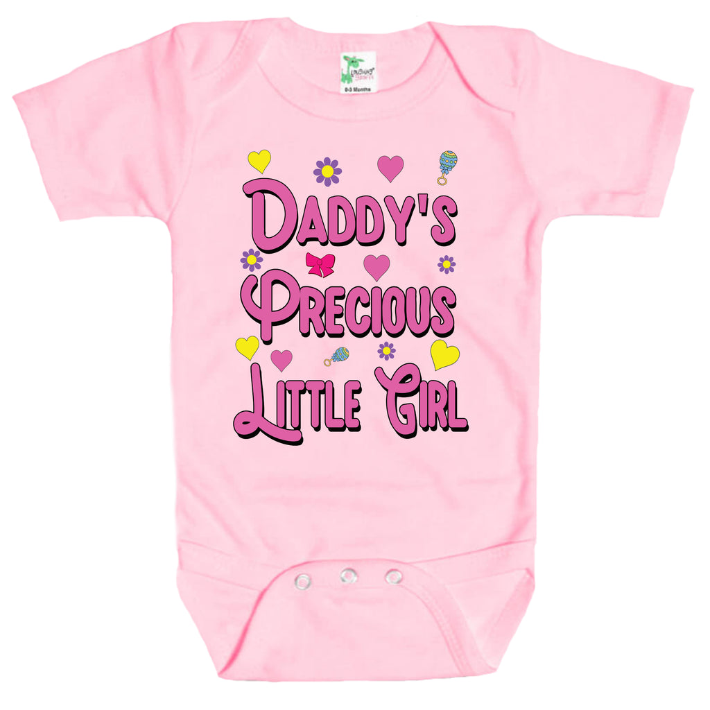 Baby Bodysuit Daddy's Precious Little Girl Rapunzie