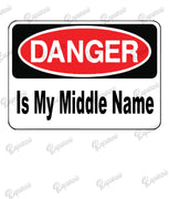 Baby Bodysuit - Danger Is My Middle Name