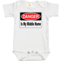 Baby Bodysuit - Danger Is My Middle Name