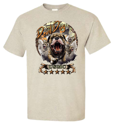 T-Shirt - Devil Dogs - U.S. Marine Corps