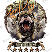T-Shirt - Devil Dog - U.S. Marine Corps