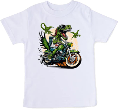Toddler Tee - Dinosaur Biker