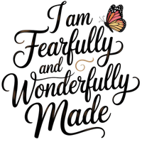 Baby Bodysuit – “I Am Fearfully and Wonderfully Made” – Christian Baby Shower Gift, Baptism Dedication Outfit, Scripture Baby Clothes