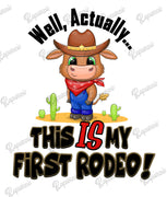 Baby Bodysuit - This Is My First Rodeo