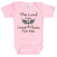 Baby Bodysuit - The Lord Has Great Plans for Me
