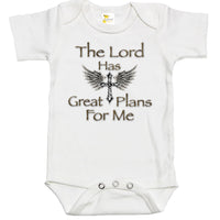 Baby Bodysuit - The Lord Has Great Plans for Me