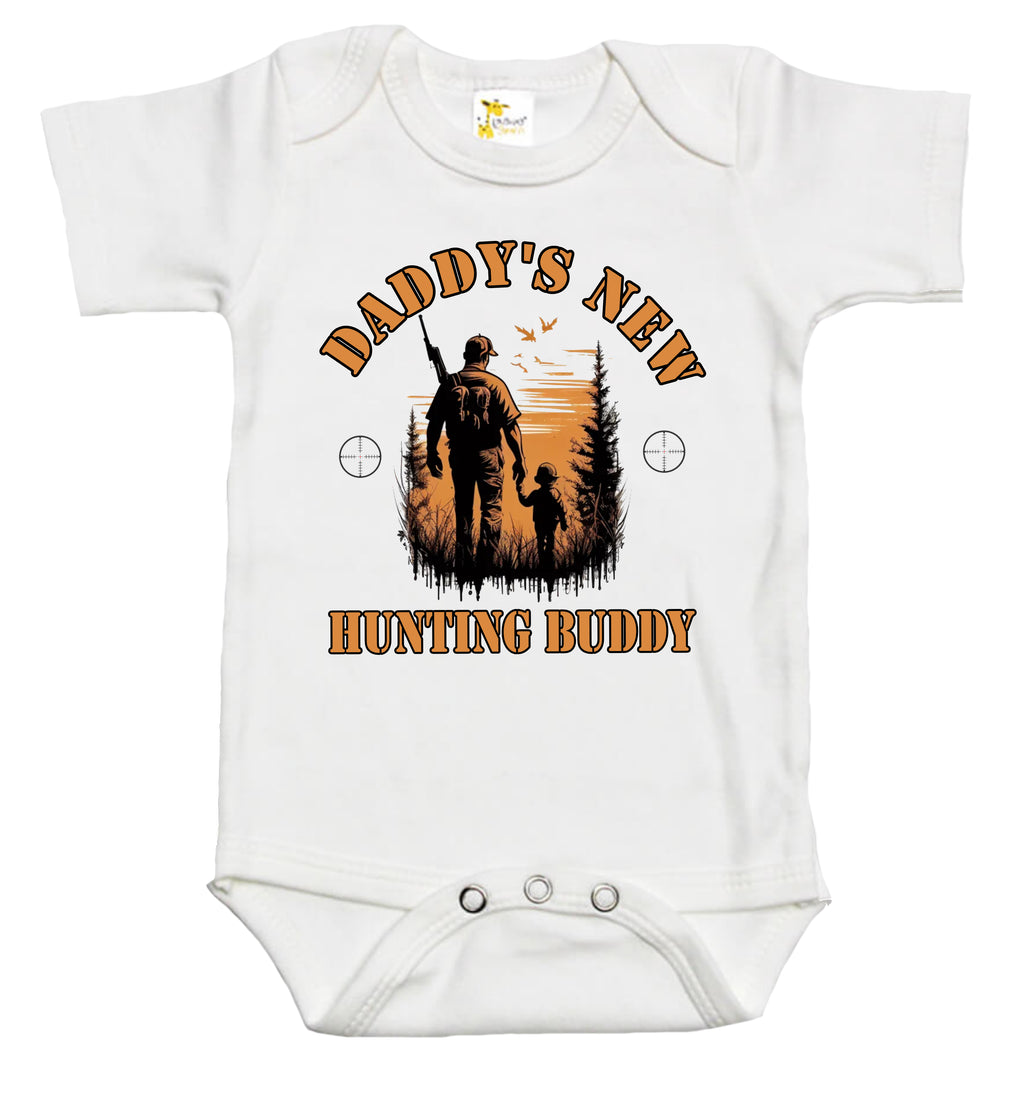 Daddy's Fishing Buddy Baby Girl Onesie® Cute Father's Day Bodysuit